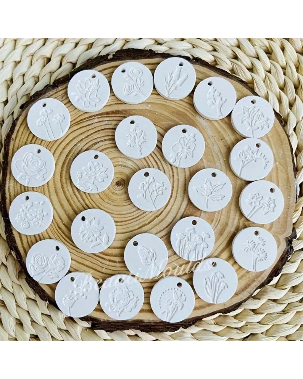 YY6015 Mini Çoklu Çiçek Modeli Magnet Epoksi Silikon Kalıp